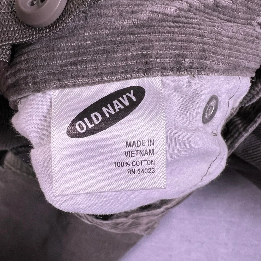 Old Navy Straight Regular Mid Rise Corduroy Pants Kids 12 Light Brown Cotton